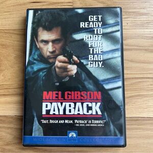 PAYBACK DVD 1999 Mel Gibson Maria Bello David Paymer Brian Helgeland